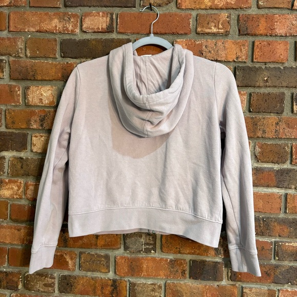 Vans womens cropped zip up hoodie sweatshirt jacket purple/mauve XS - Picture 5 of 5